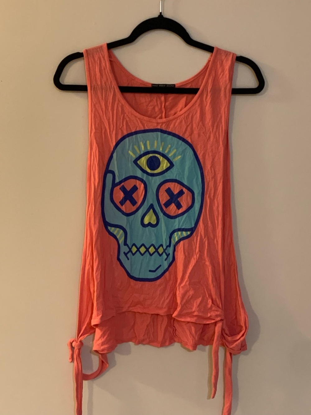 Truly Madly Deeply Coral Crewneck Top